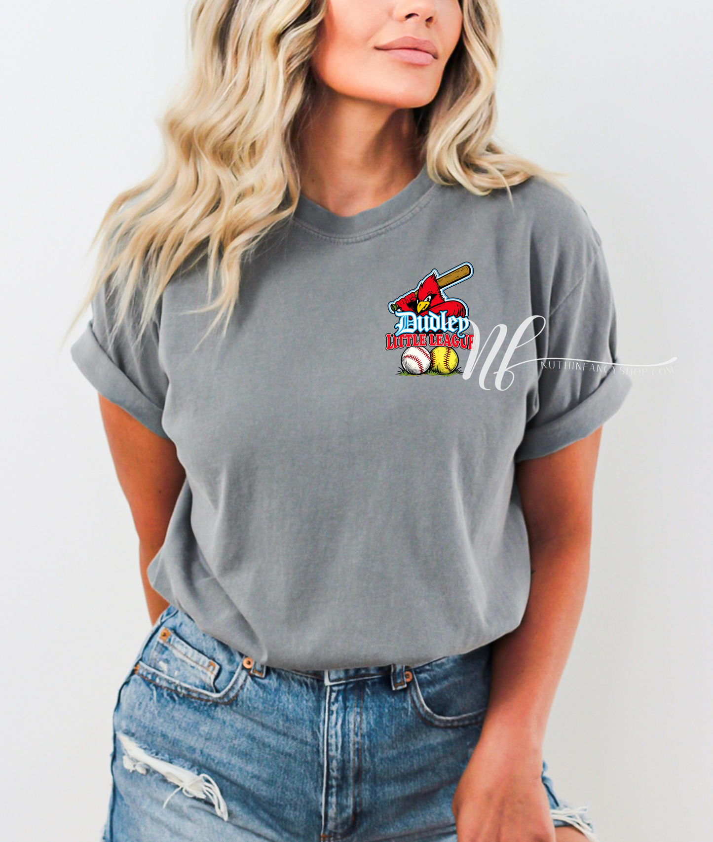 Dudley Jesus is Coming Hand Drawn Cross, Grey