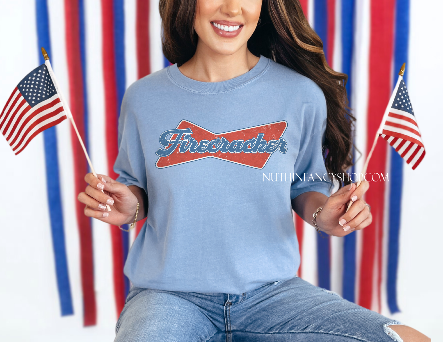 Vintage Firecracker on Denim