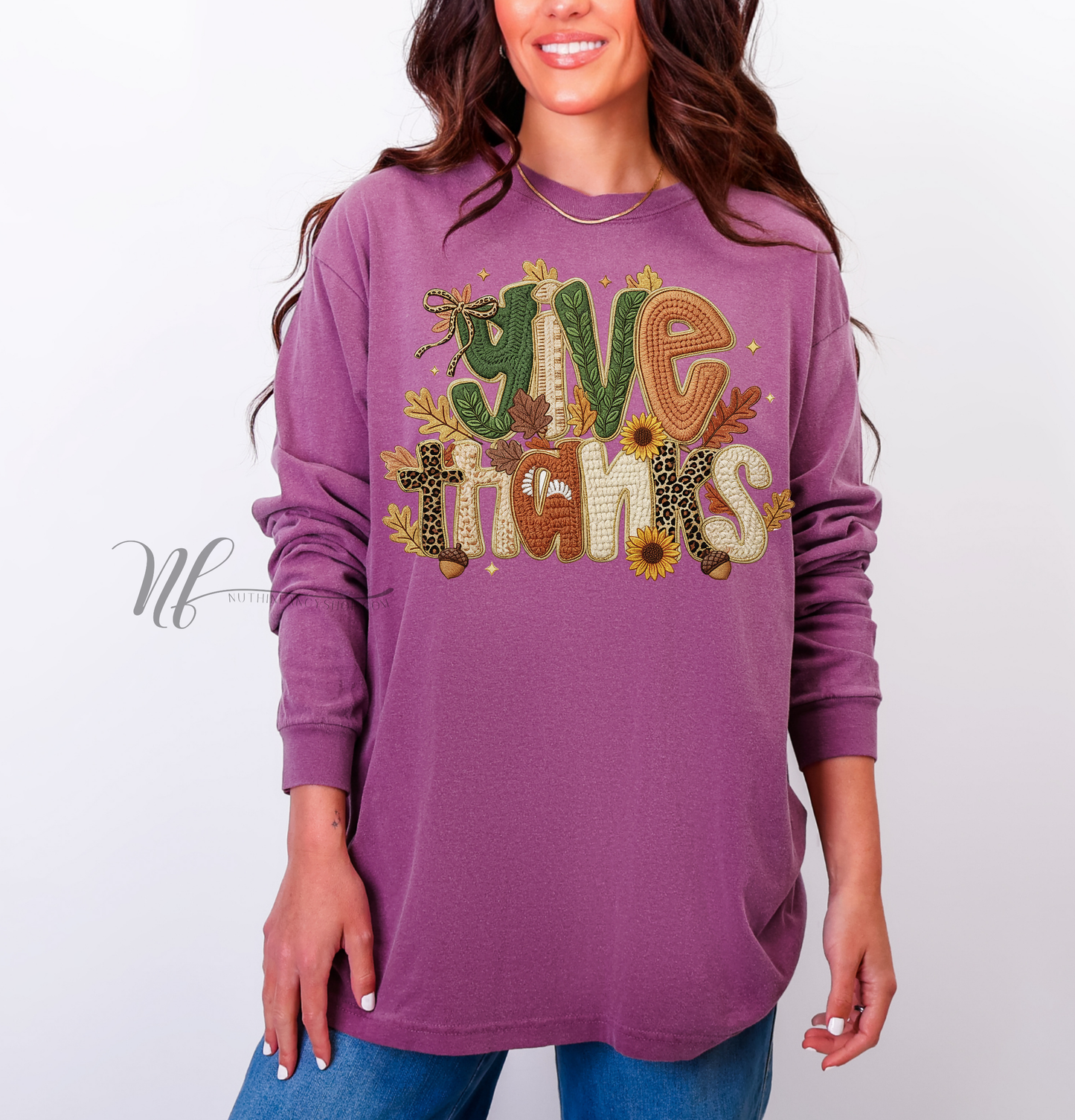 Give Thanks Fall Mix Faux Yarn