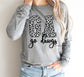 Grey Black and White Leopard G A