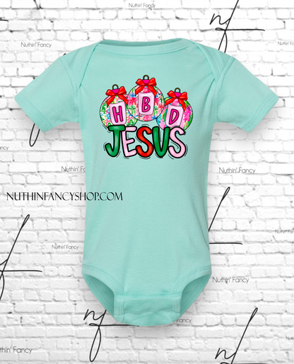 HBD Jesus Ornaments