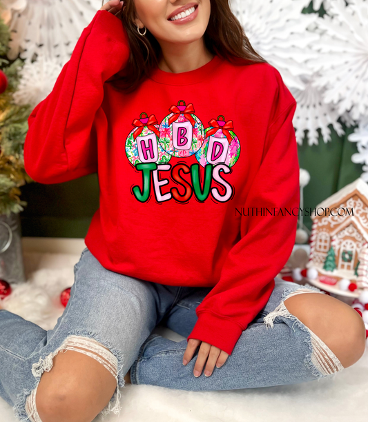 HBD Jesus Ornaments