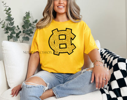 HC FAUX Harris County Glitter Logo