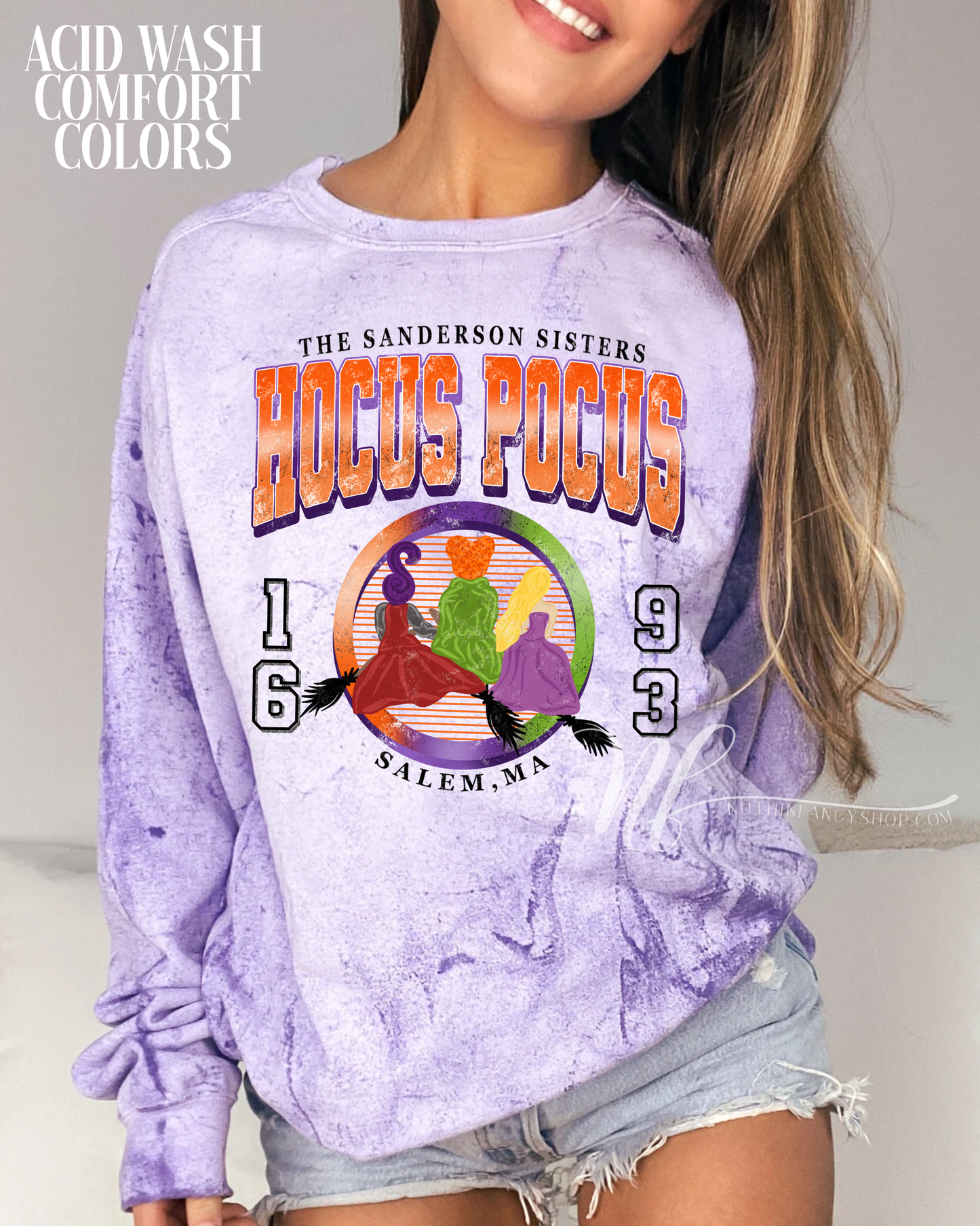 Varsity Witchy on  Comfort Colors