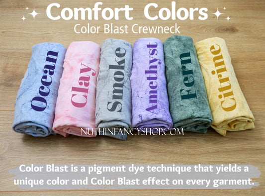 Comfort Colors Acid Wash Sweatshirt