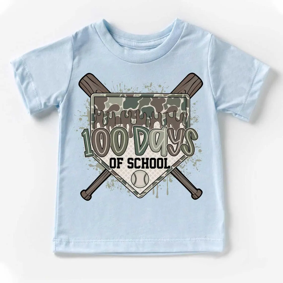 Camo Baseball Drip of 100 Days