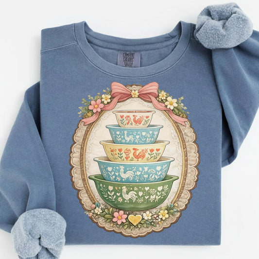 Vintage Pyrex Kinda Girl, Denim