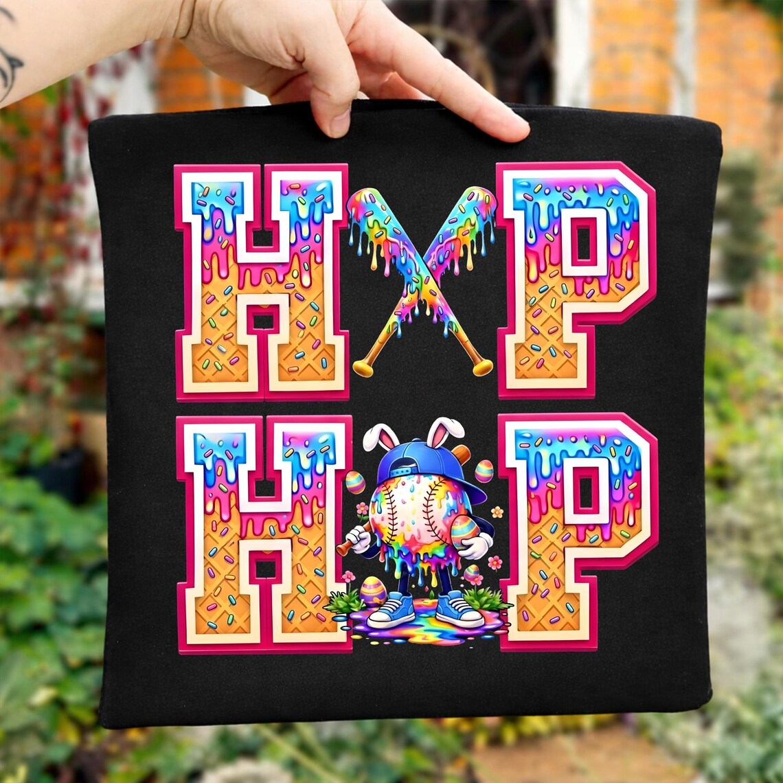 Hip Hop Baseball Drip Style