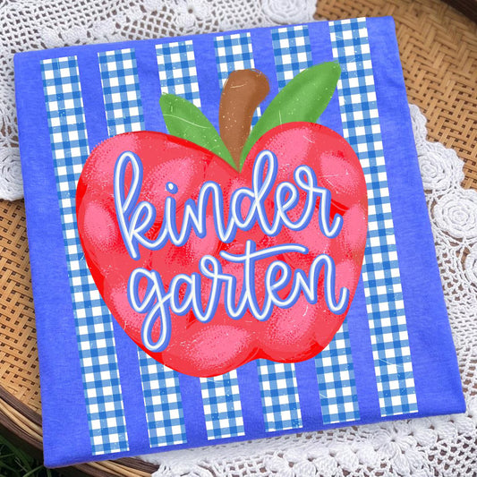 Preppy Apple Stripes Pre-K to 4th Grade