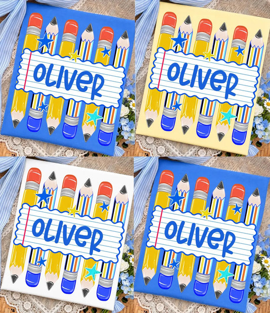 Unisex Personalized Pencils