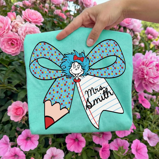 Trouble Personalized Name Bow (Student or Teacher)