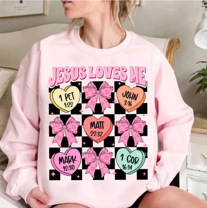 Jesus Loves Me Candy Hearts Scripture