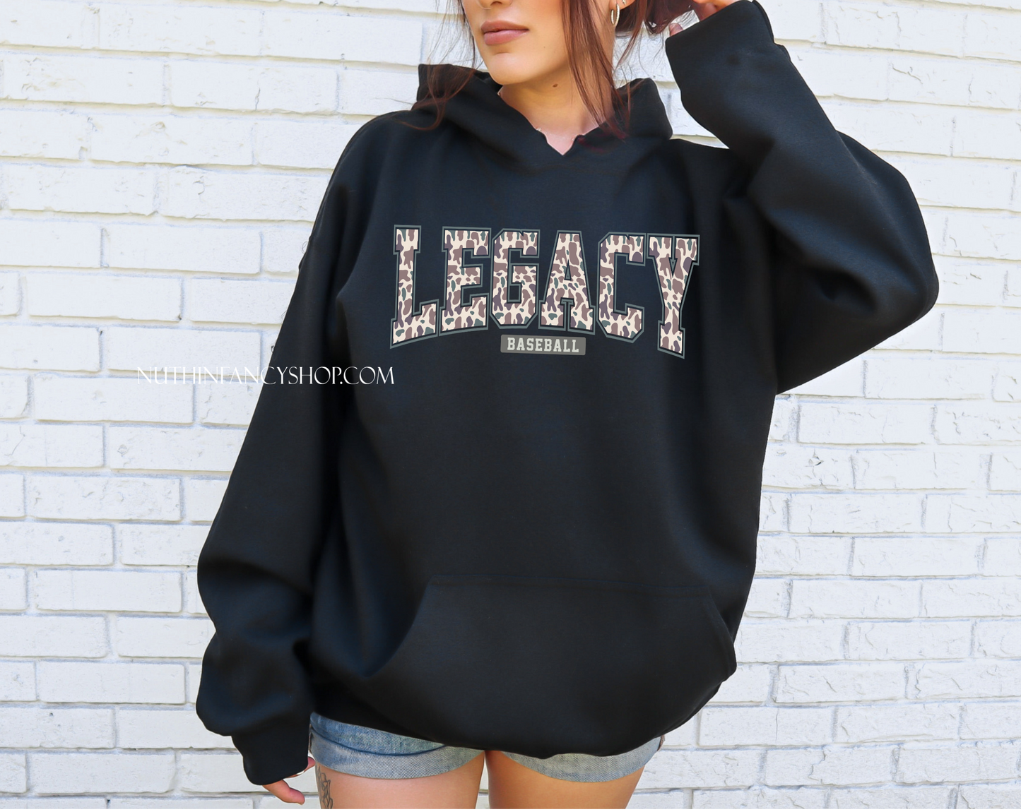 Legacy Varsity Tan Camo on Black