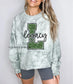 Legacy Bold Faux Green Glitter, Comfort Colors Acid Wash