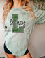 Legacy Bold Faux Green Glitter, Comfort Colors Acid Wash