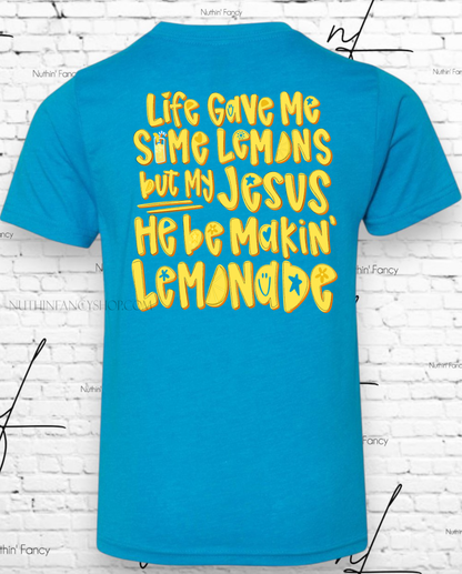 He Be Makin' Lemonade on Blue