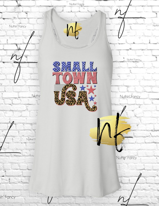 Small Town USA Racerback Tank