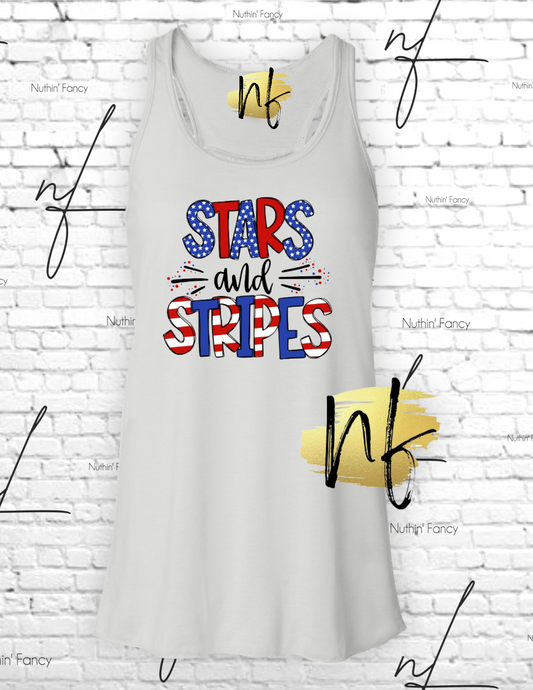 Stars and Stripes Racerback Tank