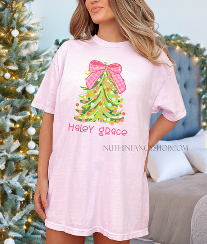 Customizable Hand Drawn Christmas Tree