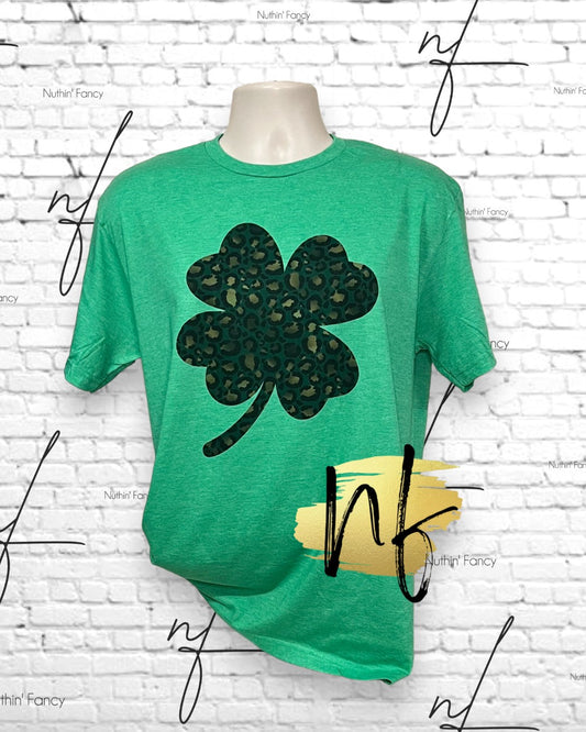 Gold Leopard Shamrock