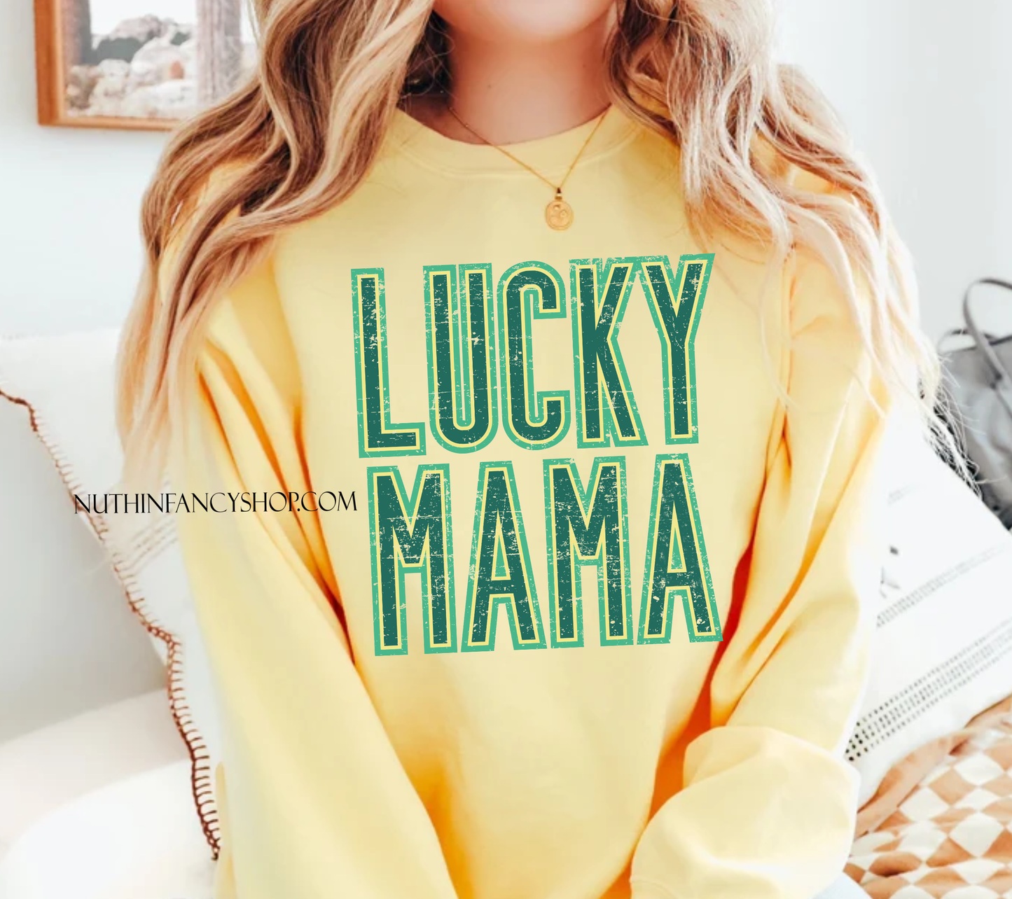 Oversized Retro Lucky Mama