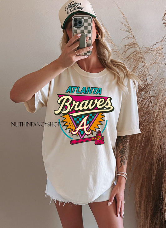 Past Time Retro ATL Baseball