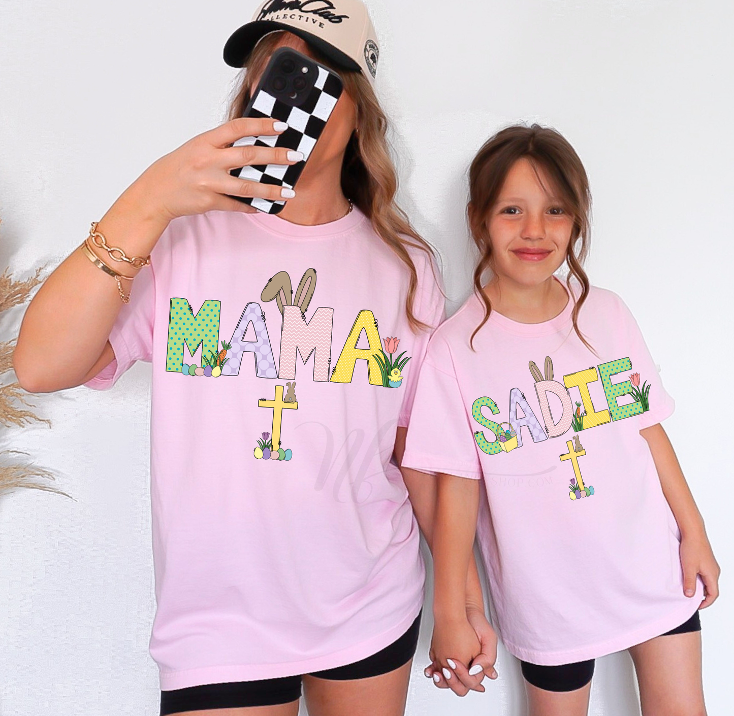 Mama Easter Cross Alpha, Comfort Colors