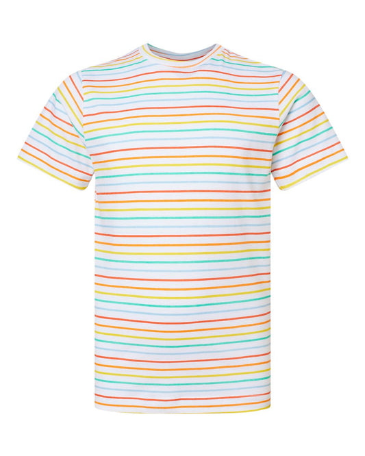 Youth Rainbow Stripe Tee
