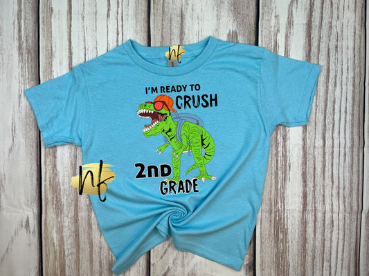 Boy and Girl Dino Crush My Grade YOUTH SIZES