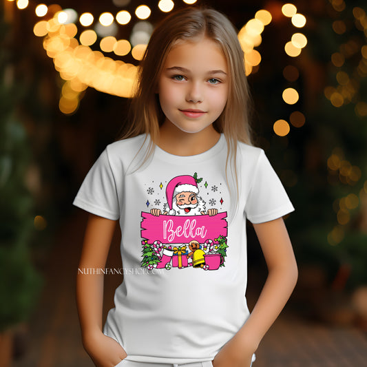 Personalized Santa with Essentials, PINK