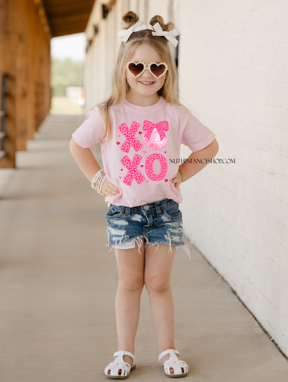 Pink Leopard XOXO, Light Pink
