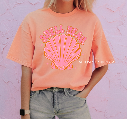 Shell Yeah on Neon Cantaloupe