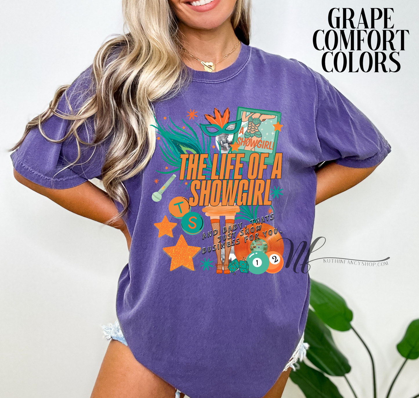 Showgirl on Purple