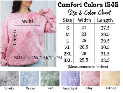 Comfort Colors Acid Wash Sweatshirt