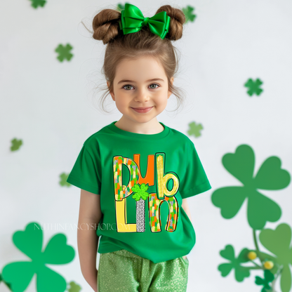 Dublin in Unisex Shades of Luck, on Green
