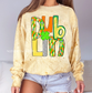 Dublin in Unisex Shades of Luck, on Mustard