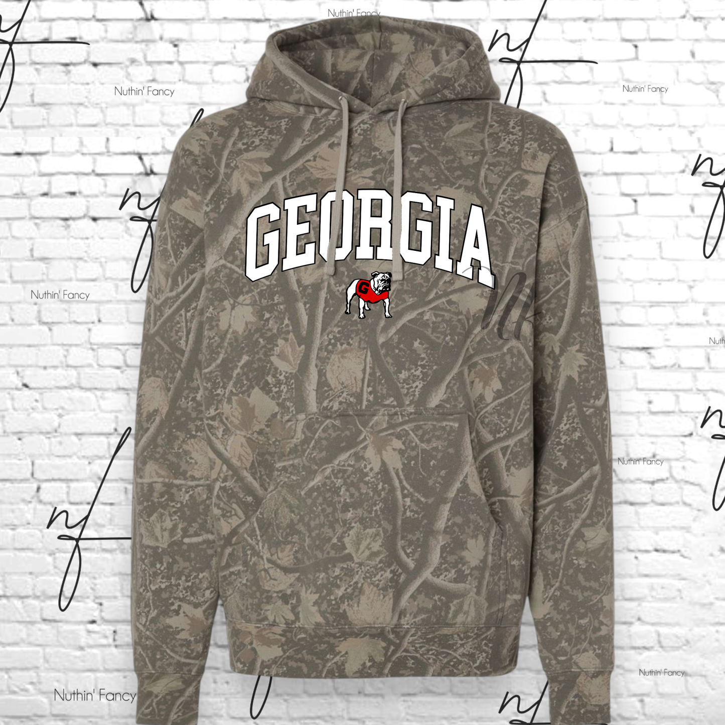 All Vintage Washed Camo Hoodie Designs