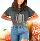 Vintage Camo Pumpkin on Grey
