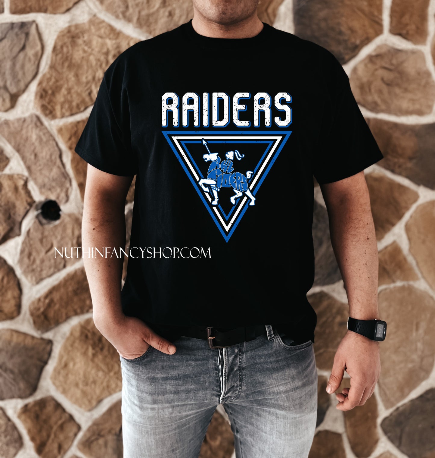 Raiders Vintage Triangle Man on the Horse