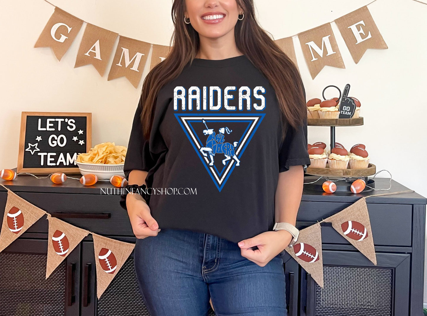 Raiders Vintage Triangle Man on the Horse