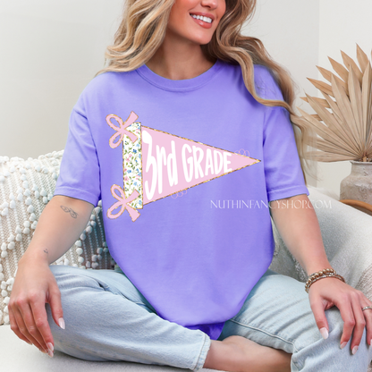 Floral Preppy Grade Sets on Violet, All Grades Available