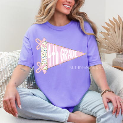Floral Preppy Grade Sets on Violet, All Grades Available
