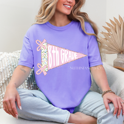 Floral Preppy Grade Sets on Violet, All Grades Available