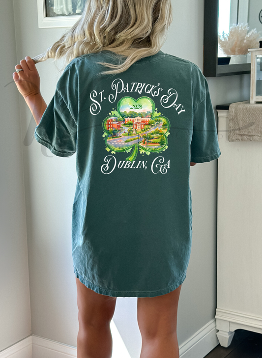 Dublin Watercolor Shamrock