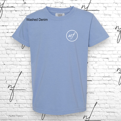 Comfort Colors Nuthin' Fancy Logo Tee