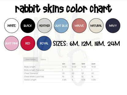 Infant Monogram, Rabbit Skins Brand