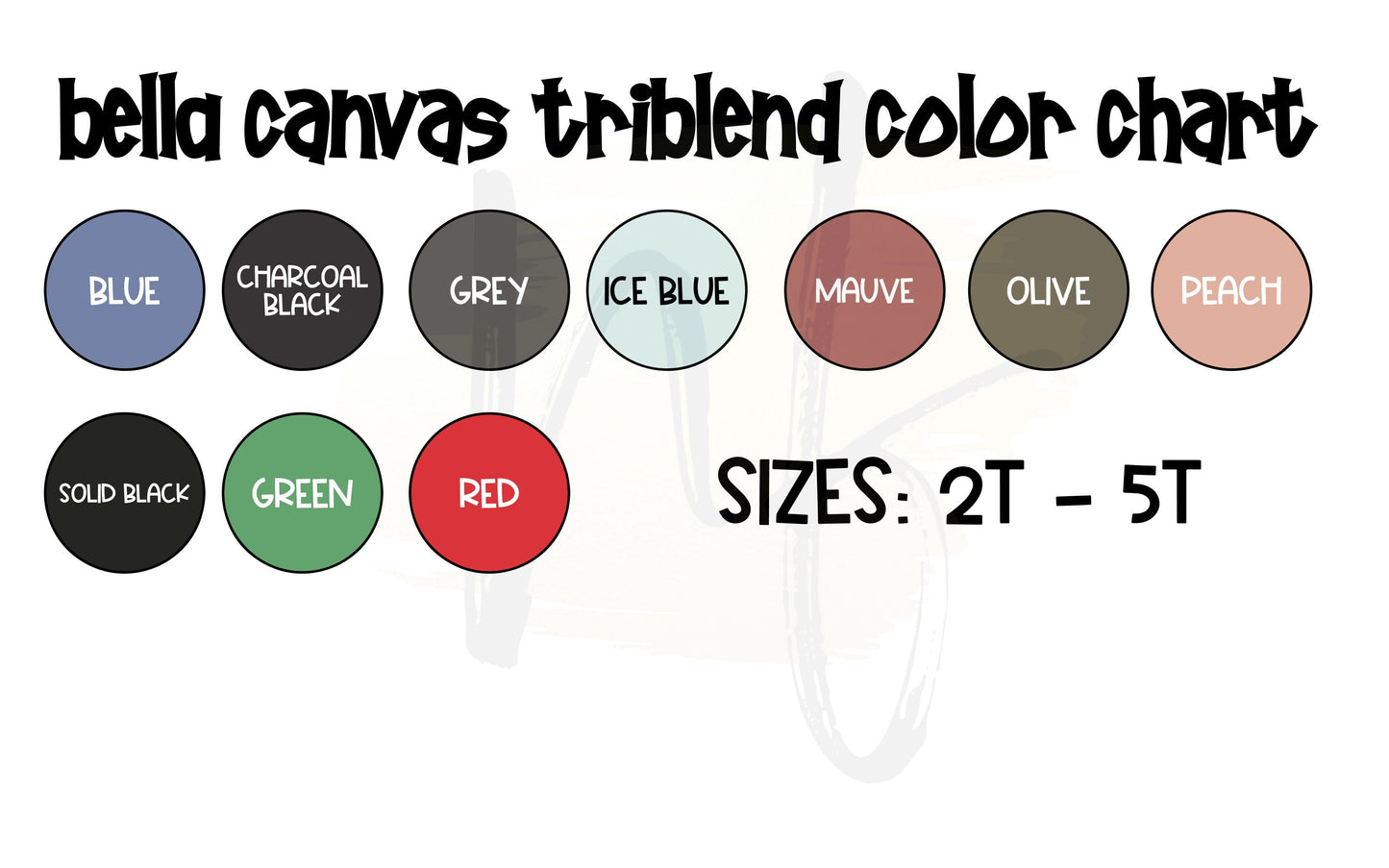 Monogram Toddler, Bella Canvas Brand