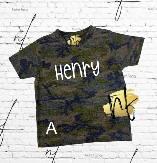 Vintage Camo Name