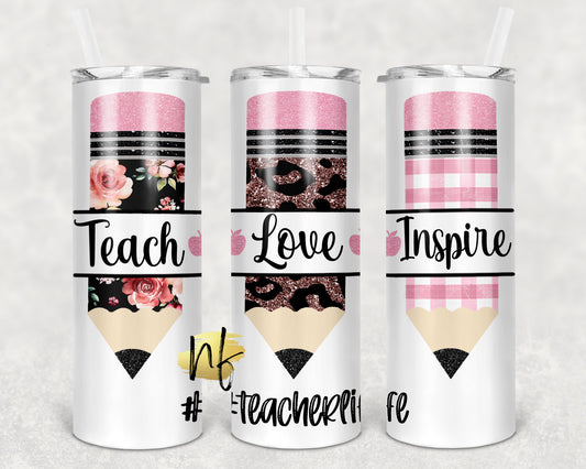 Teach Love Inspire Pencils