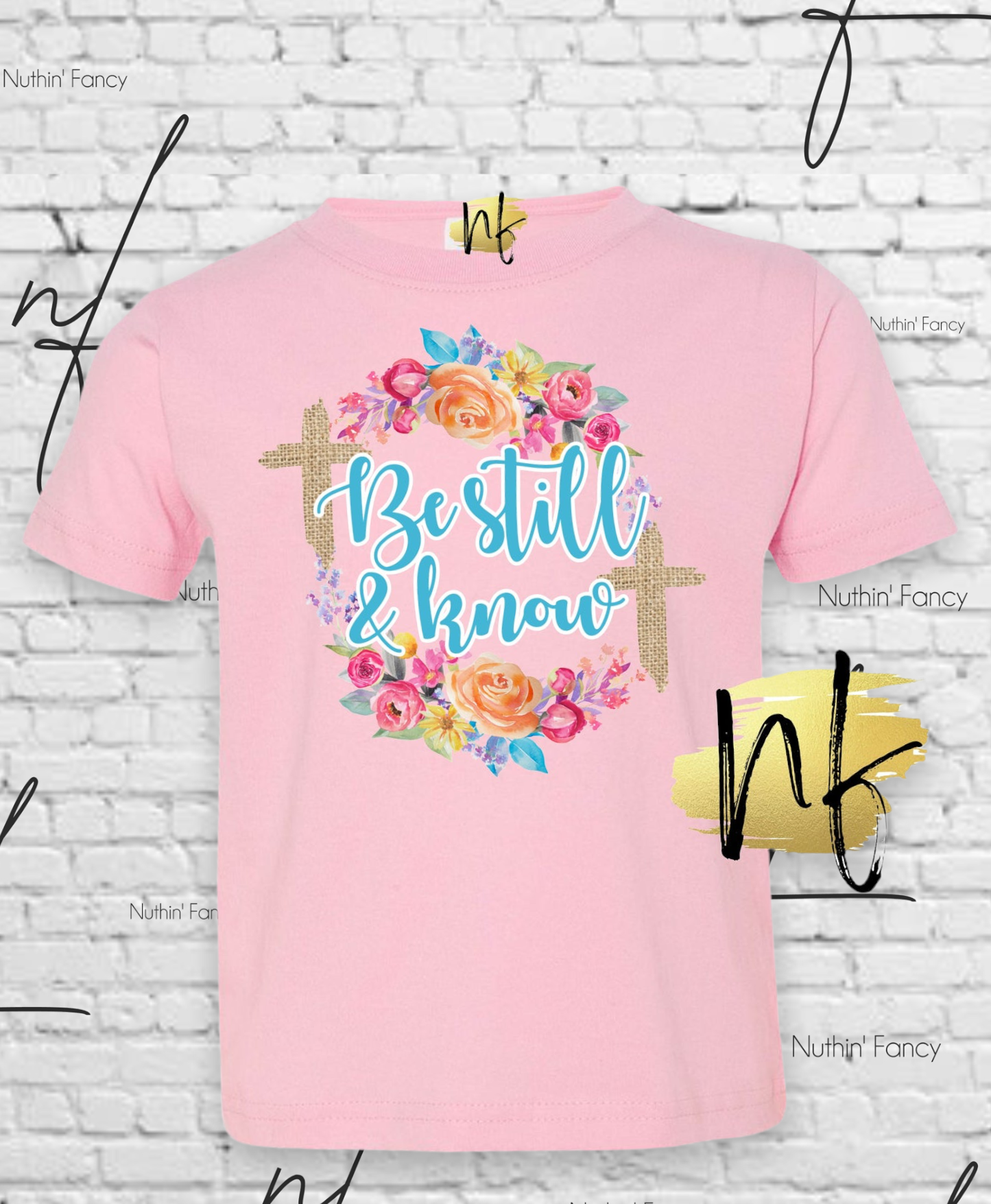 Be Still and Know Floral Wreath